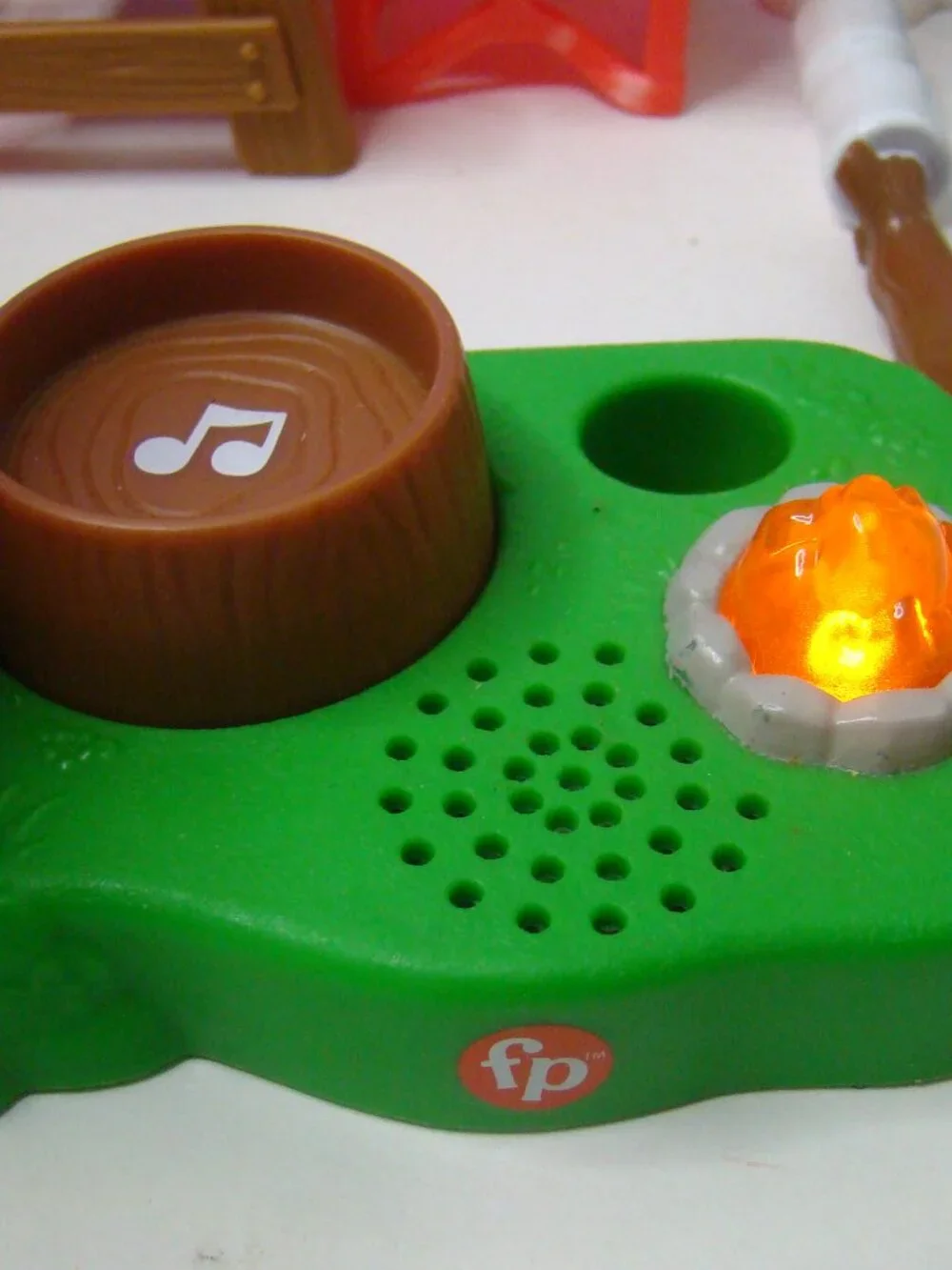 Fisher Price Little People Talking Light Up Learning Camper, SUV, Tent WORKS